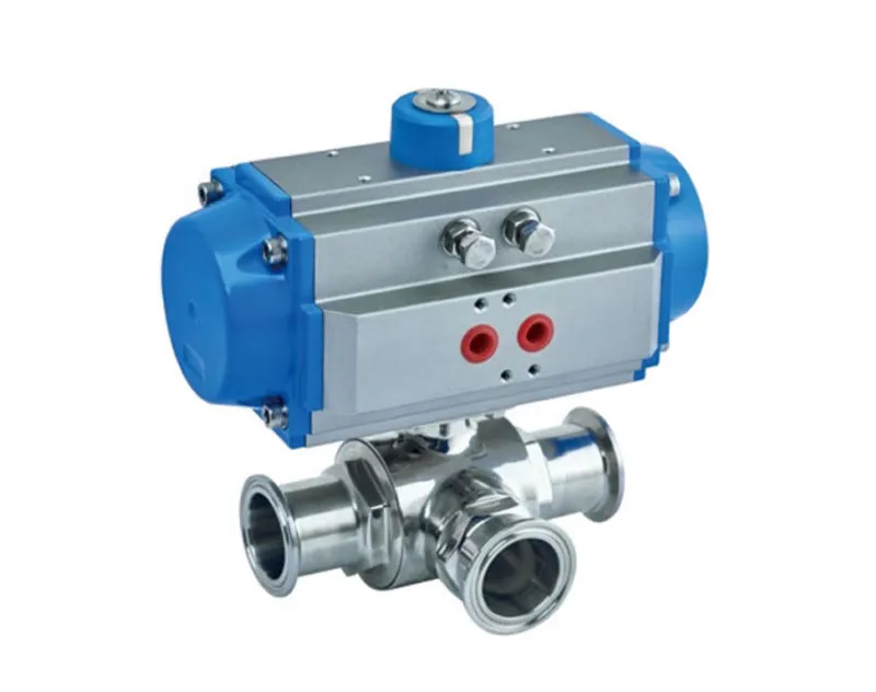 Pneumatic Three-Way Ball Valve